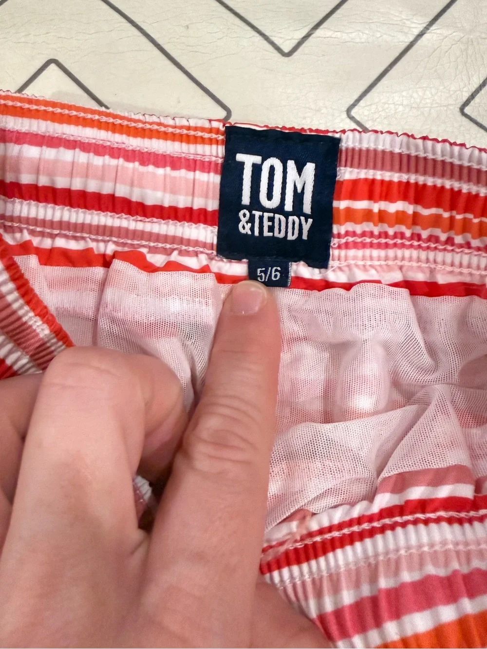 Tom & Teddy size swim
